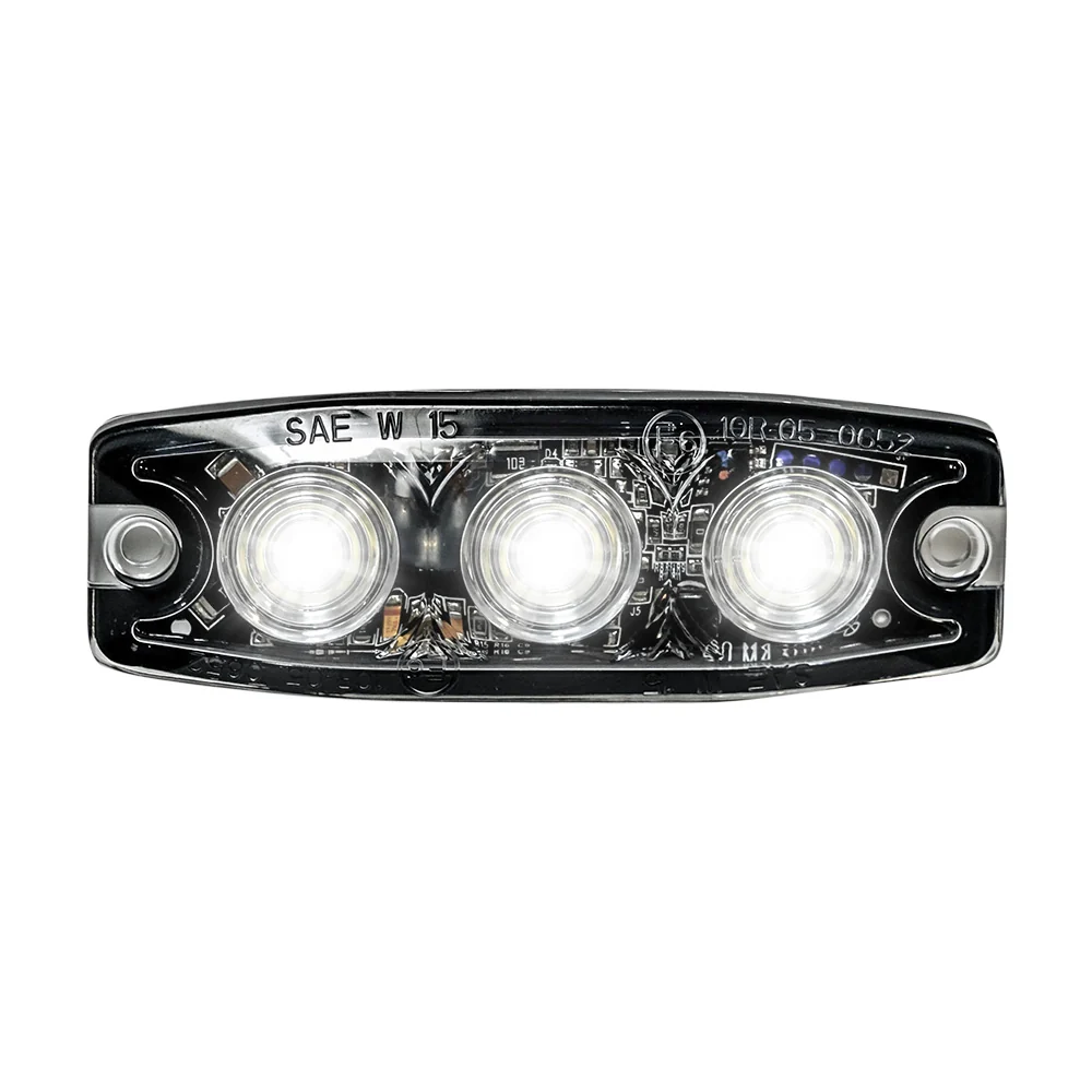 Universal 3-LED 12 Function 3.5" Ultra-Thin 0.25" Emergency Flashing Strobe Light - Multiple Colors - Image 5