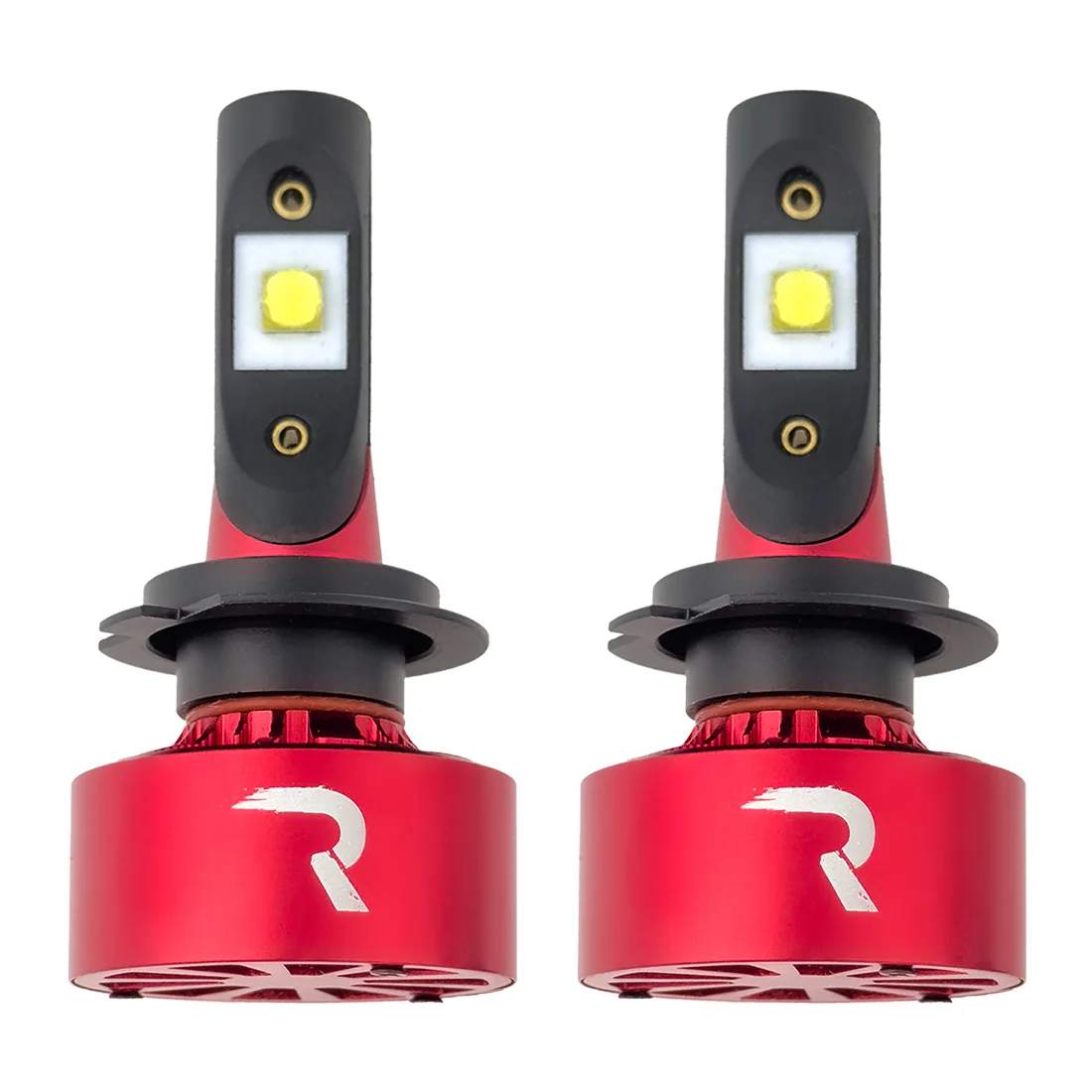 9005 12V Ultra High-Power 60-Watt LED Headlight Bulbs Single Beam 6000K Color