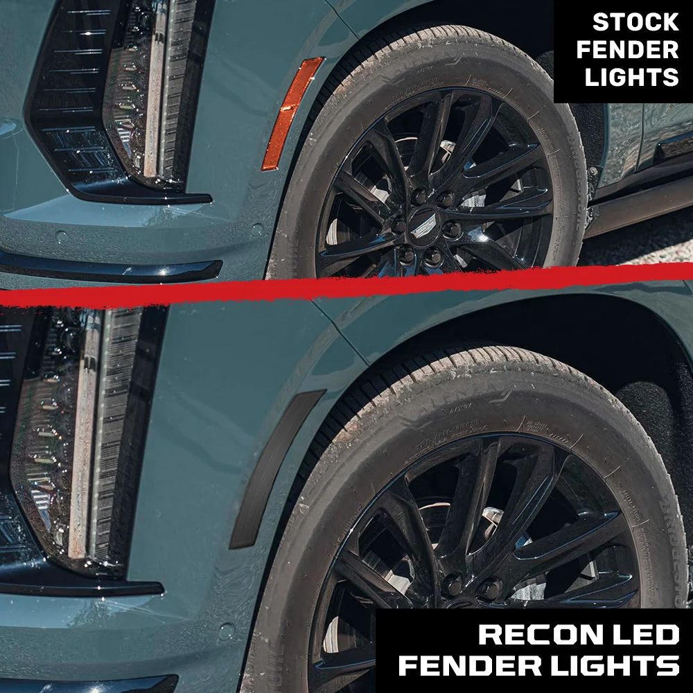 Cadillac 25-26 Escalade & GMC Yukon & Chevy Tahoe/Suburban OLED Front Fender Lens Ultra Bright LED Lights - Multiple Options - Image 7