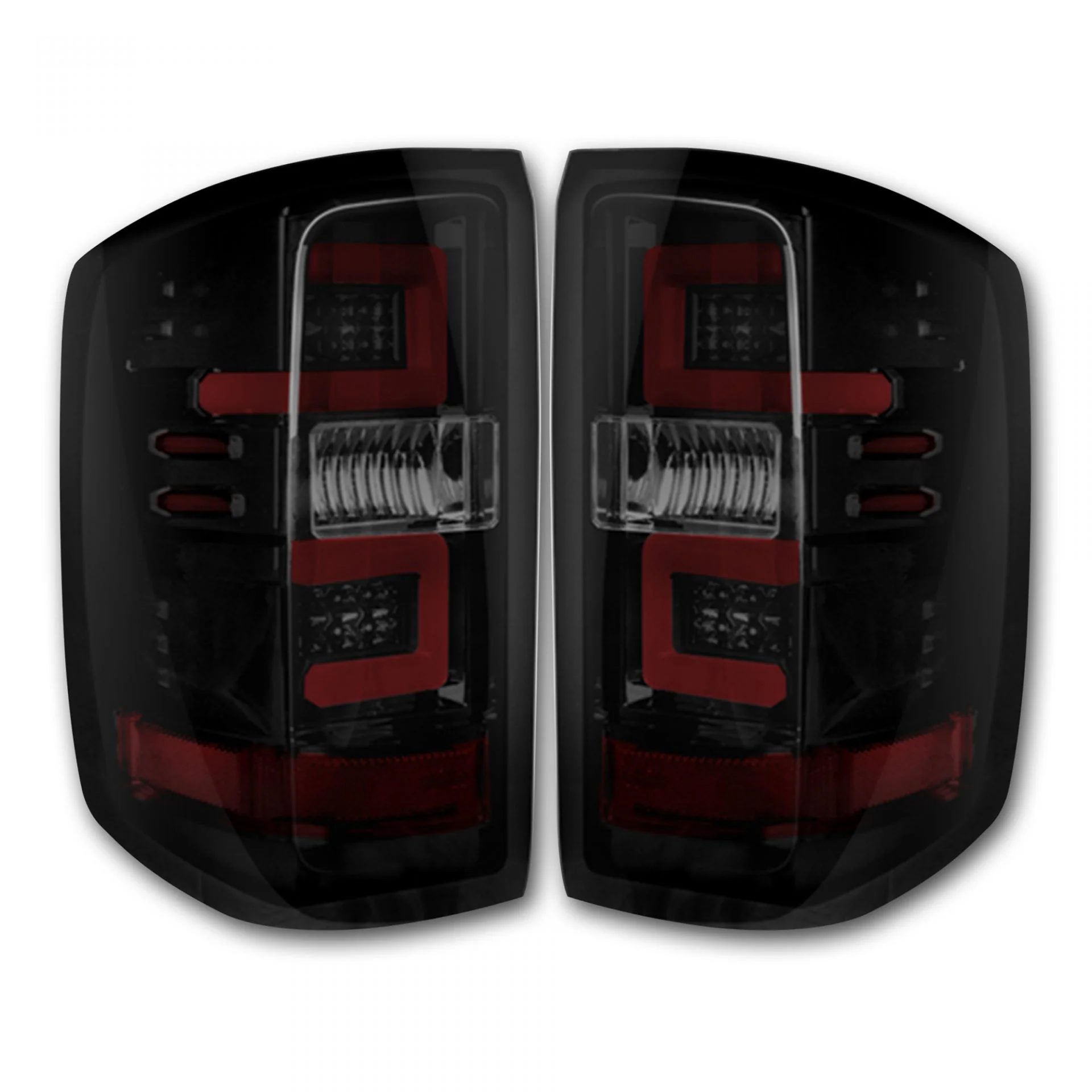 Chevy Silverado 2500/3500 14-19 (Replaces OEM Halogen Only) Tail Lights OLED in Multiple Lens - Image 3