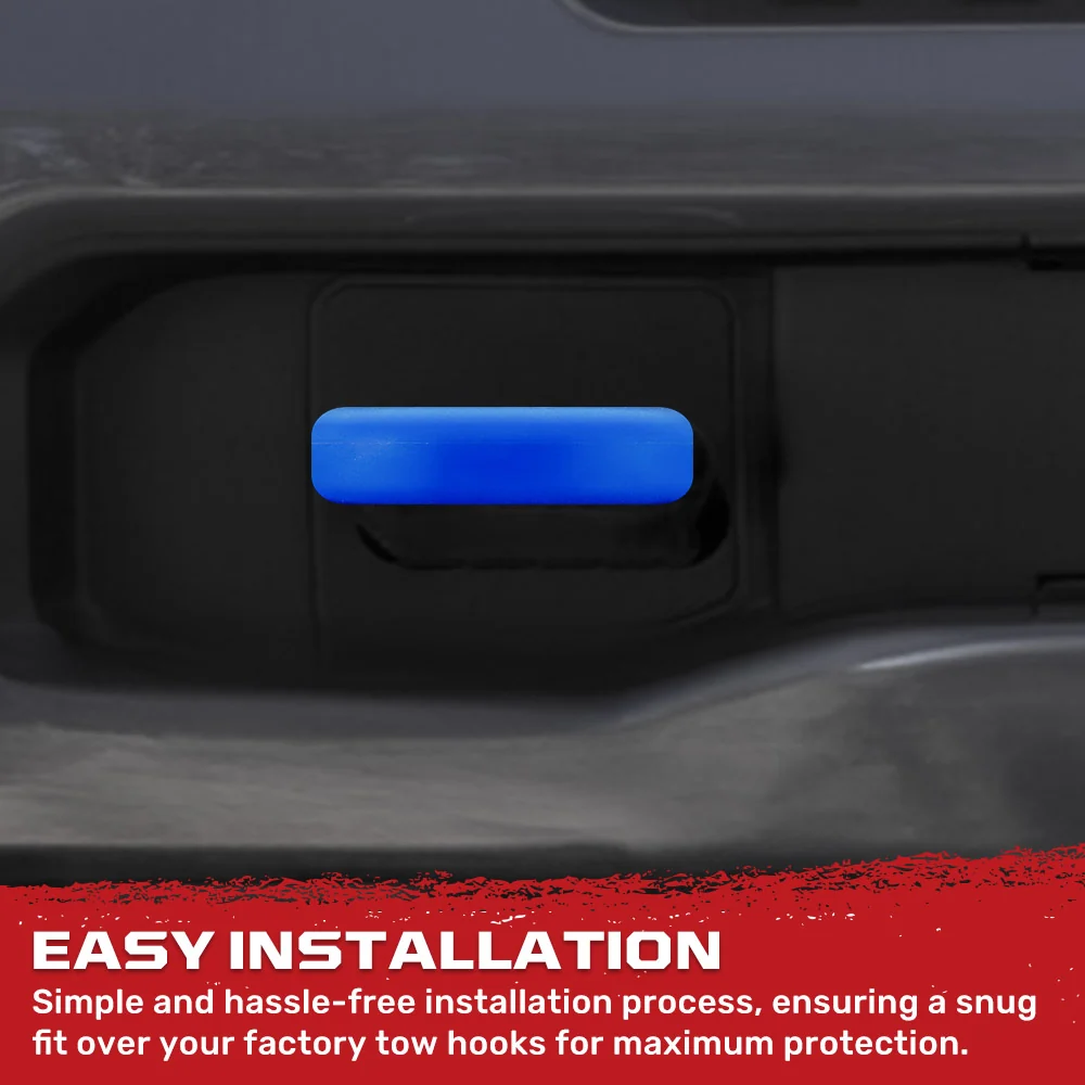 Chevy 20-25 Silverado 1500 Tow Hook Covers 2-Piece Set of Silicone Covers Standard & LED Options - Multiple Colors - Image 24