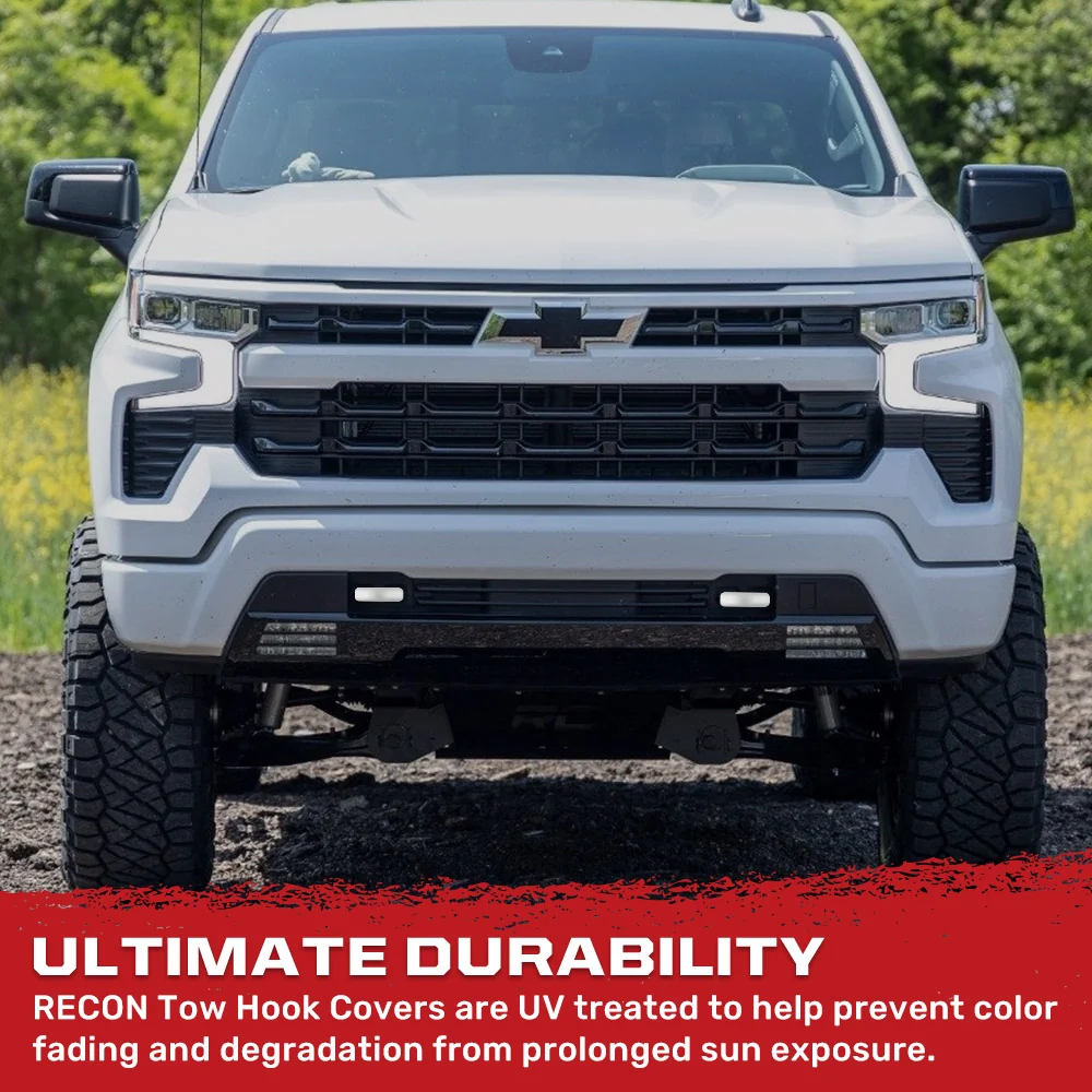 Chevy 20-25 Silverado 2500/3500 Tow Hook Covers 2-Piece Set of Silicone Covers Standard & LED Options - Multiple Colors - Image 67