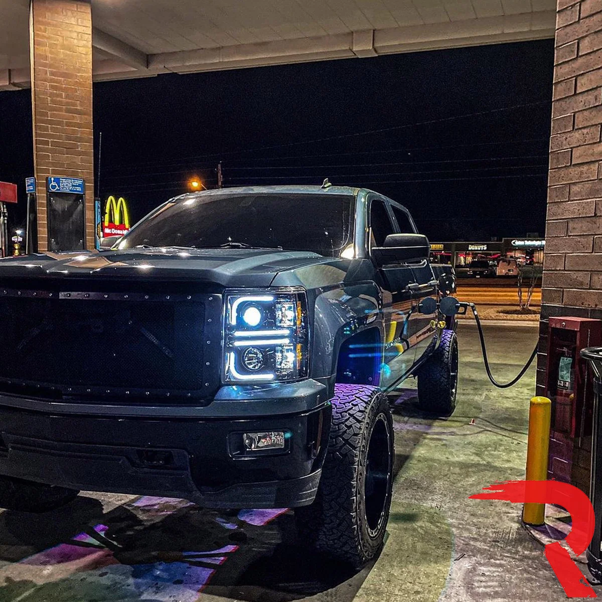 Chevy 14-15 Silverado 1500 Projector Headlights OLED Halos, DRL - Multiple Styles - Image 17