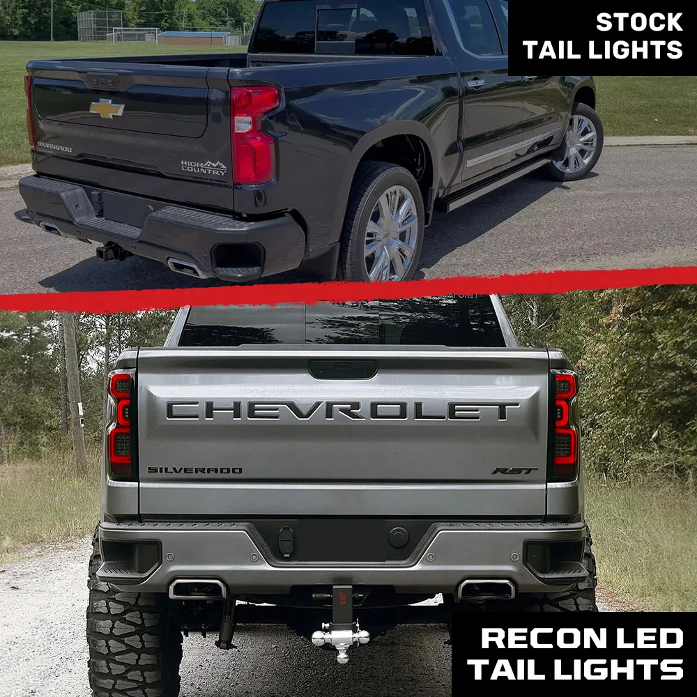 Chevy Silverado 1500 19-25 Ultra Bright OLED Tail Lights (Replaces Factory/OEM LED Tail Lights Only) - Multiple Lens - Image 27