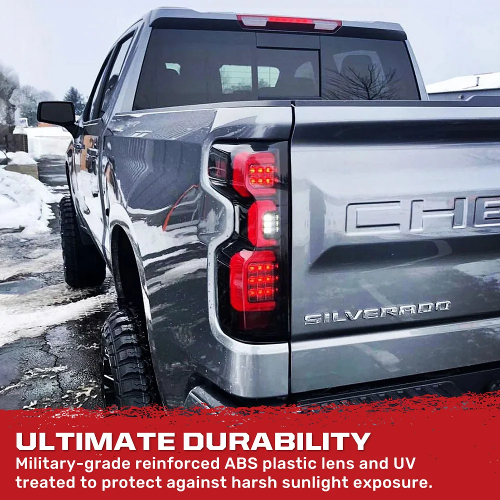 Chevy Silverado 1500 19-25 Ultra Bright OLED Tail Lights (Replaces Factory/OEM LED Tail Lights Only) - Multiple Lens - Image 6