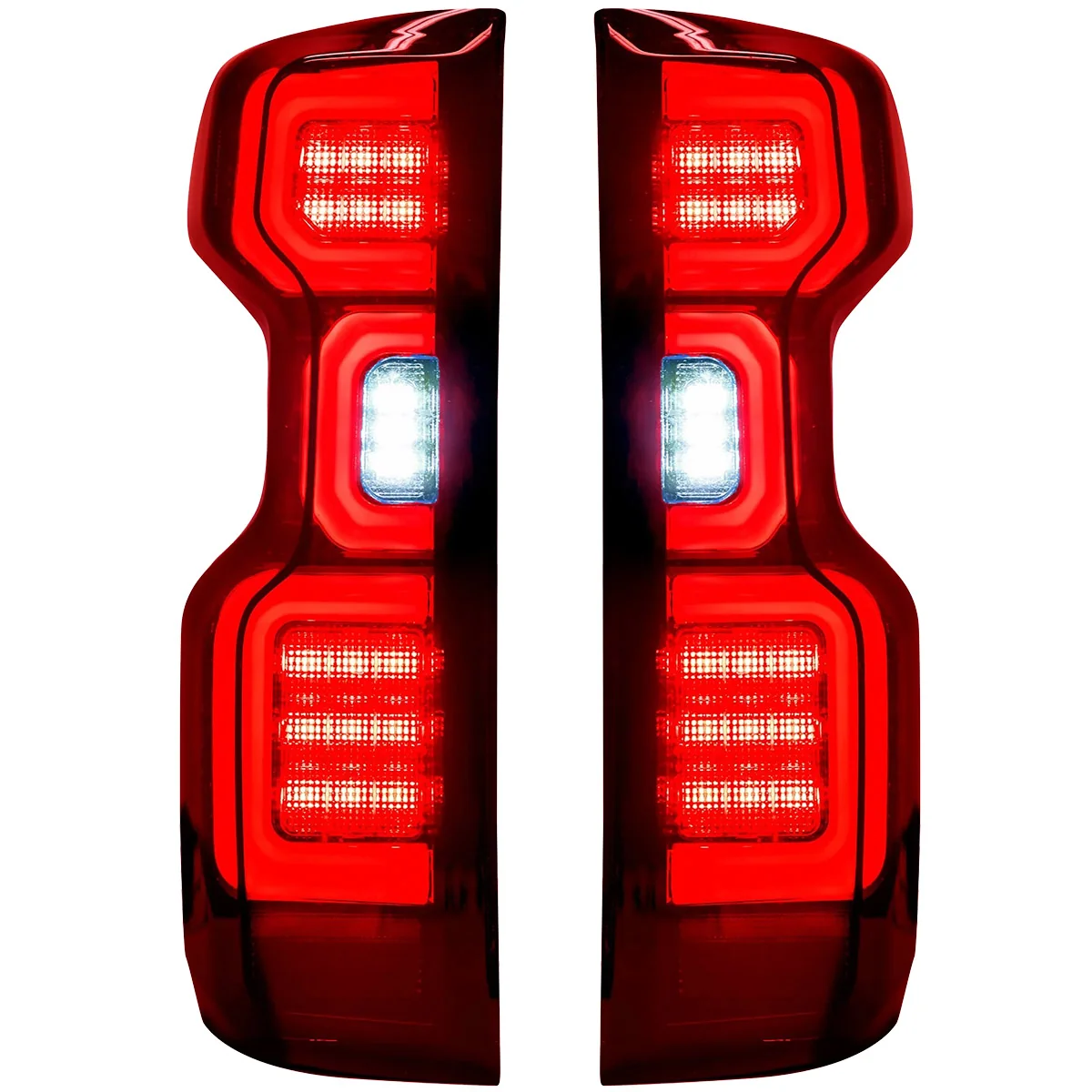 Chevy Silverado 2500/3500 20-23 Ultra Bright OLED Tail Lights (Replaces Factory/OEM Halogen Tail Lights Only) - Multiple Lens - Image 31