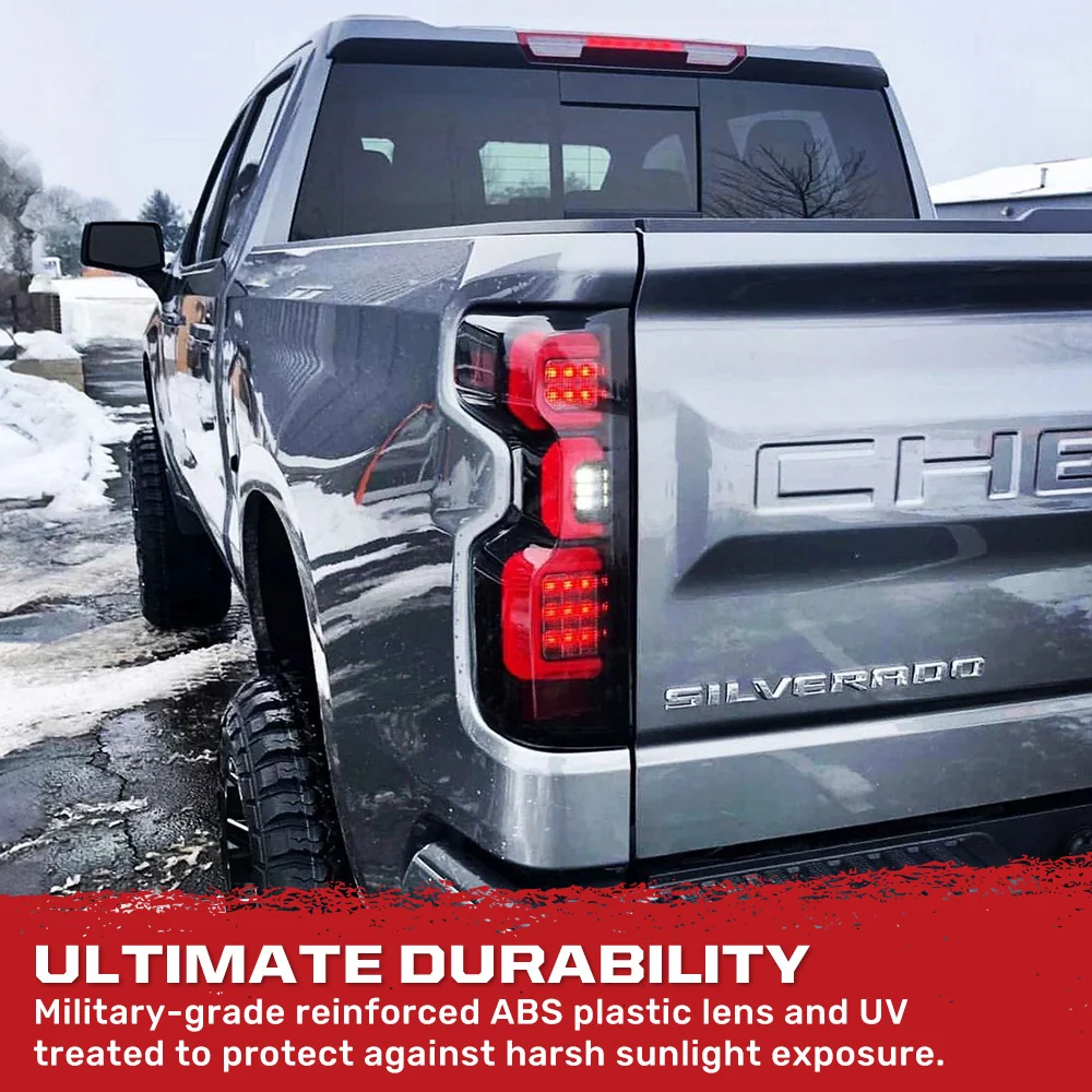 Chevy Silverado 2500/3500 24-25 Ultra Bright OLED Tail Lights (Replaces Factory/OEM LED Tail Lights Only) - Multiple Lens - Image 7