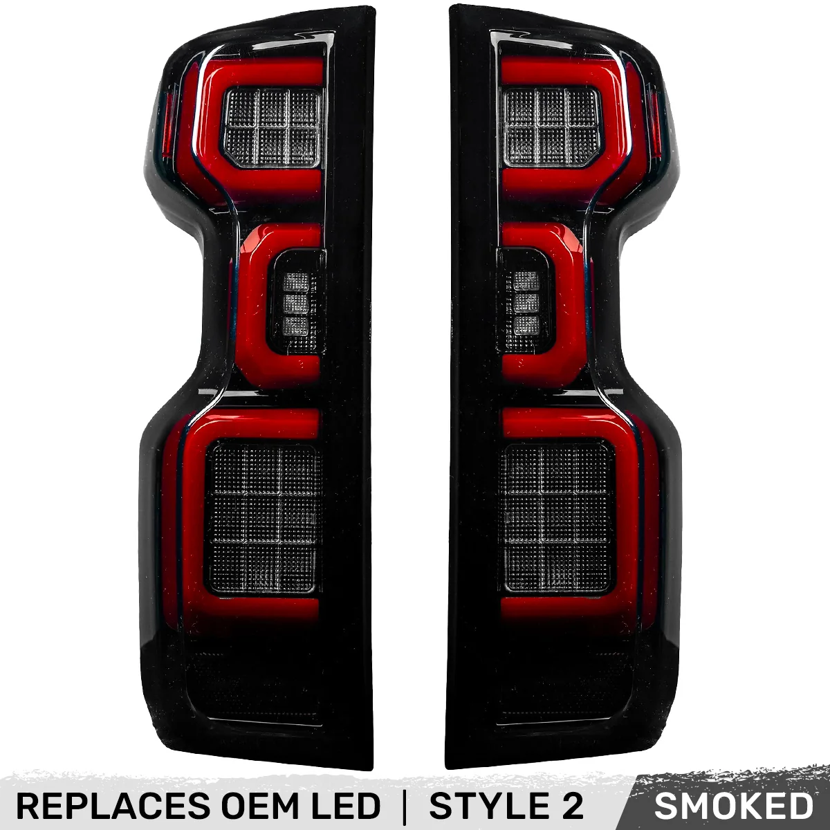 Chevy Silverado 2500/3500 24-25 Ultra Bright OLED Tail Lights (Replaces Factory/OEM LED Tail Lights Only) - Multiple Lens - Image 72