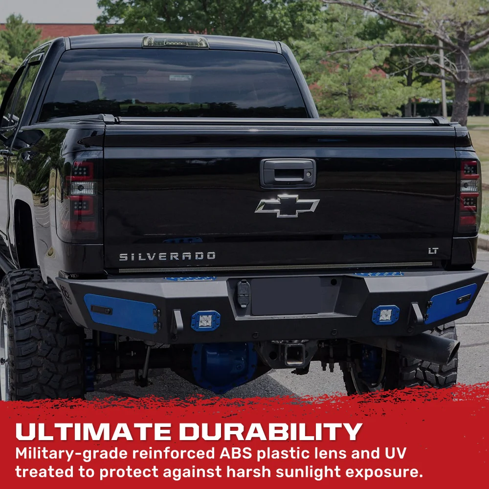 Chevy Silverado / GMC Sierra 15-19 Dually (Replaces OEM Halogen Only) Tail Lights OLED in Multiple Lens - Image 10