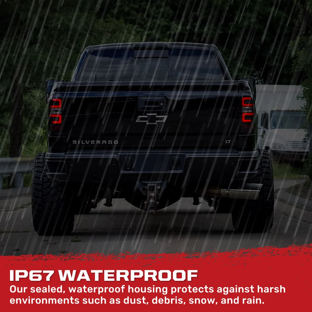 Chevy Silverado / GMC Sierra 15-19 Dually (Replaces OEM Halogen Only) Tail Lights OLED in Multiple Lens - Image 28