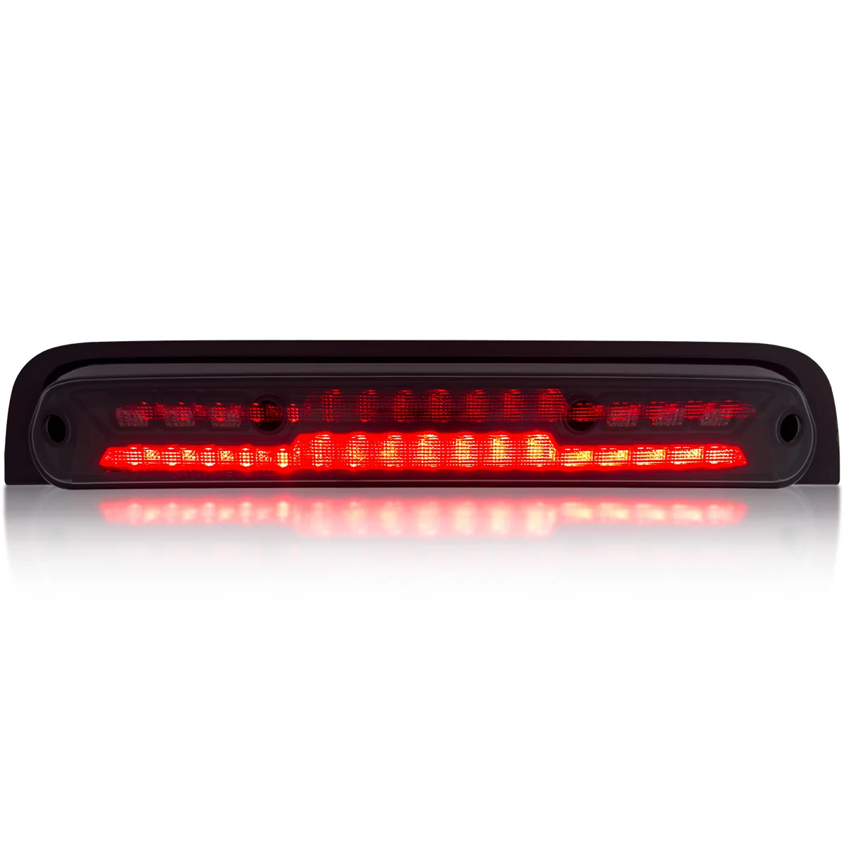 Dodge 19-25 RAM 1500 Red LED 3rd Brake Light Kit with White LED Cargo Lights and Smoked Lens - Image 3