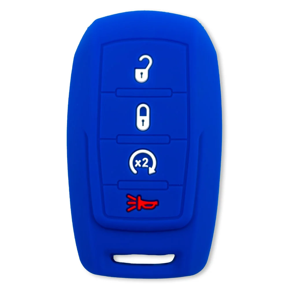 Dodge 19-25 RAM (1500, 2500, 3500) 1-Piece 100% Silicone Rubber Key Fob Cover - Multiple Colors - Image 11