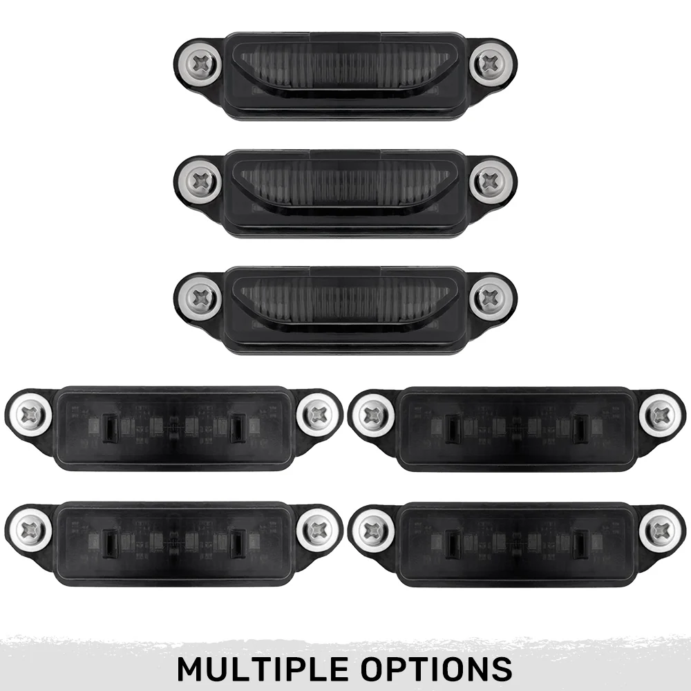 Dodge 21-25 RAM 1500 TRX 7-PC Fender & Hood Light Kit Smoked Lens White or Amber LED Running Lights w/ Startup Light Sequence - Multiple Options