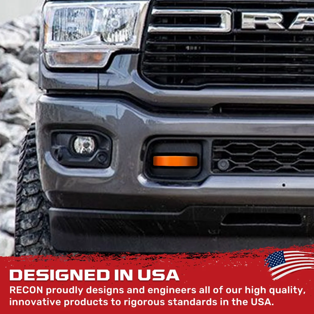 Dodge 21-26 RAM 1500 Tow Hook Covers 2-Piece Set of Silicone Covers Standard & LED Options - Multiple Colors - Image 72