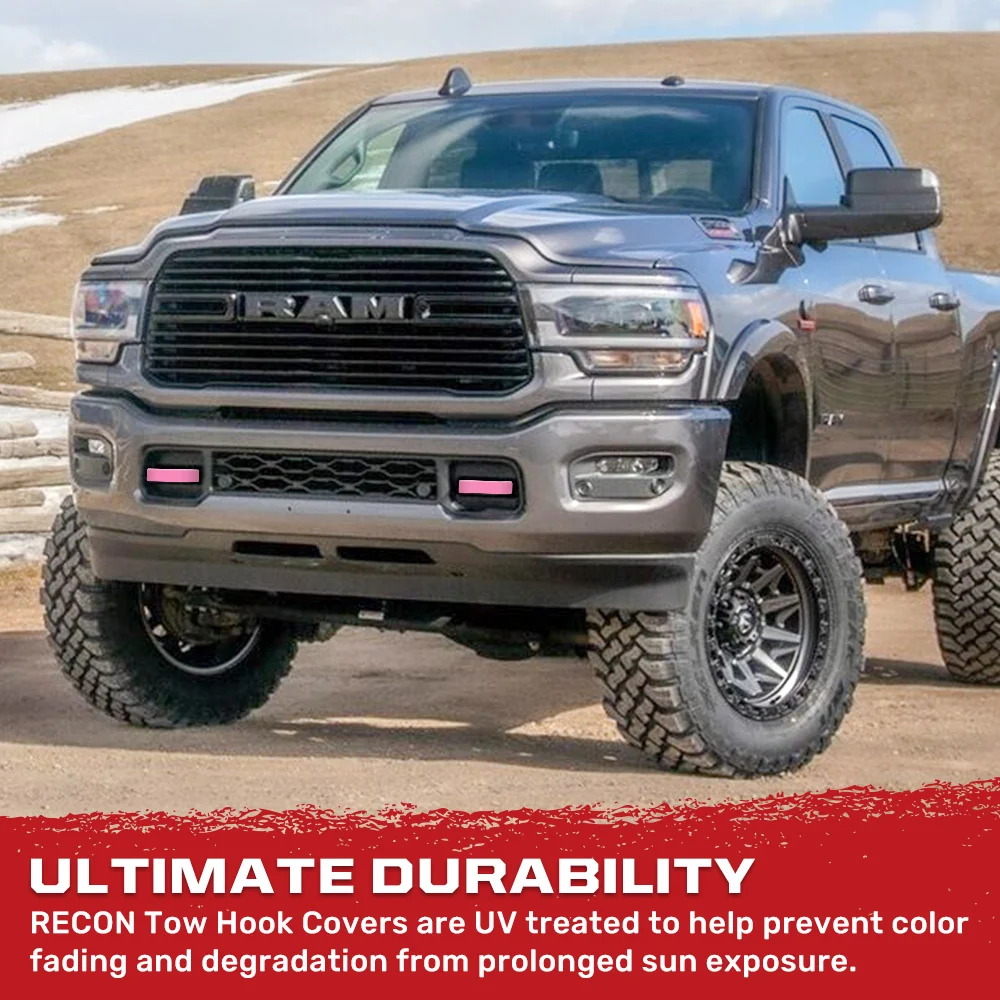 Dodge 21-26 RAM 1500 Tow Hook Covers 2-Piece Set of Silicone Covers Standard & LED Options - Multiple Colors - Image 93