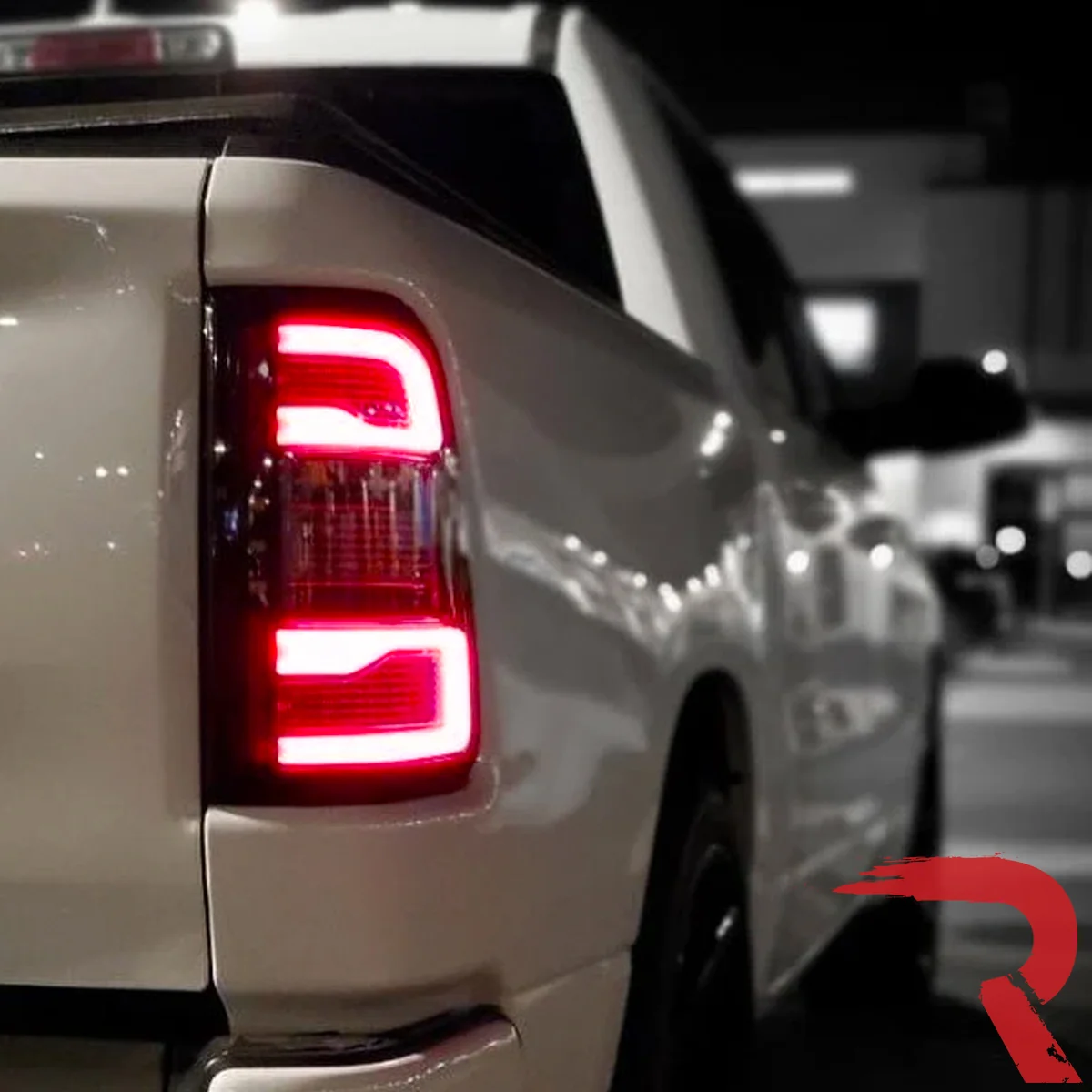 Dodge RAM 1500 19-23 Ultra Bright OLED Tail Lights w/ Scanning Red Turn Signals (Replaces OEM LED with *NO BLIS*) - Multiple Lens - Image 13