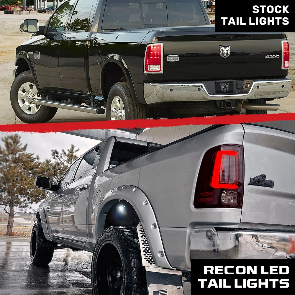 Dodge RAM 2500/3500 10-18 Ultra Bright OLED Tail Lights (Replaces Factory Halogen Only) - Multiple Lens - Image 36