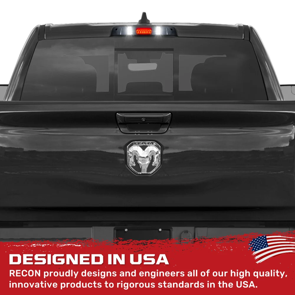 Dodge RAM 2500/3500 10-25 Ultra High Power LED 3rd Brake Light Kit CREE XML LED in Smoked - Image 7