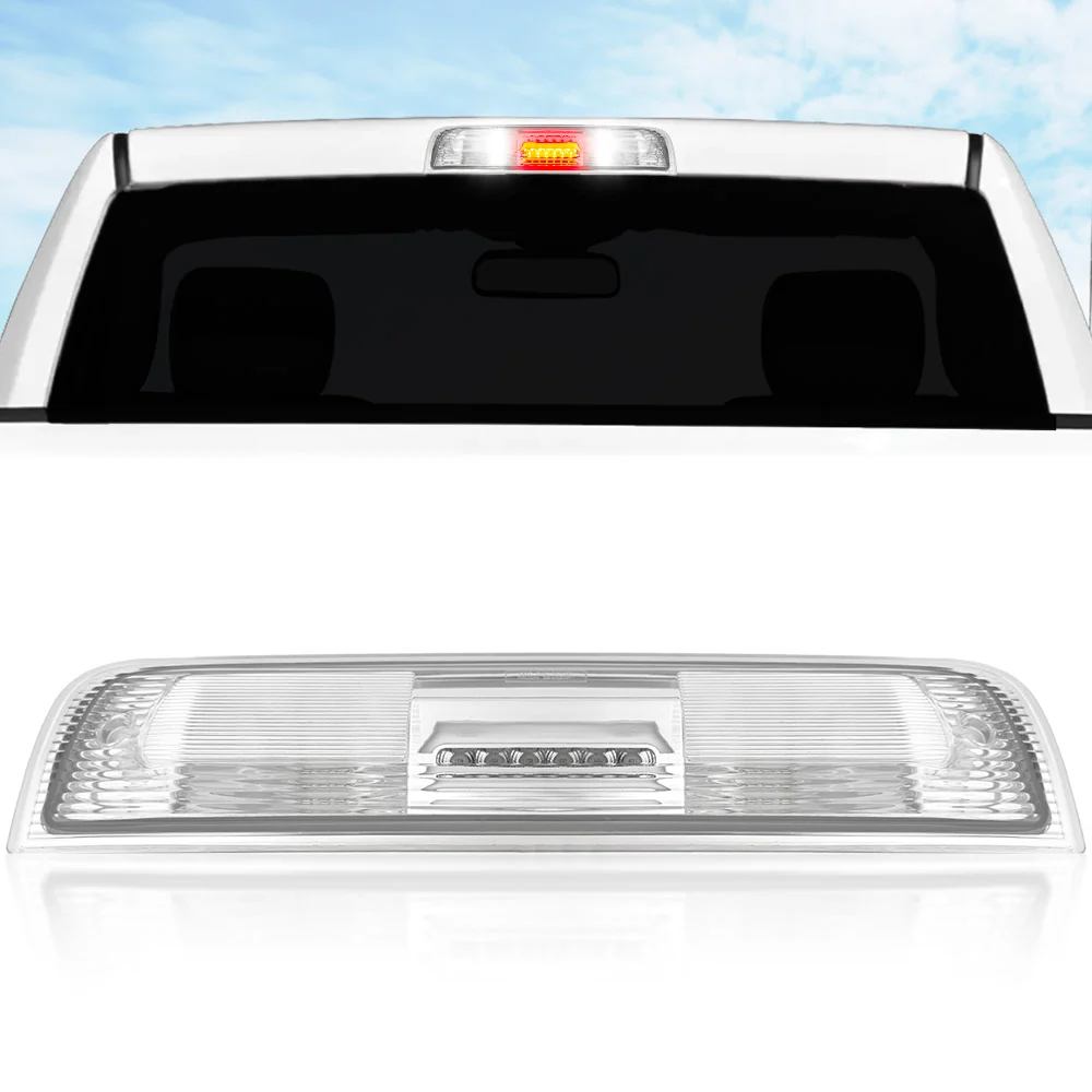 Dodge RAM 2500/3500 10-25 Ultra High Power LED 3rd Brake Light Kit CREE XML LED in Clear