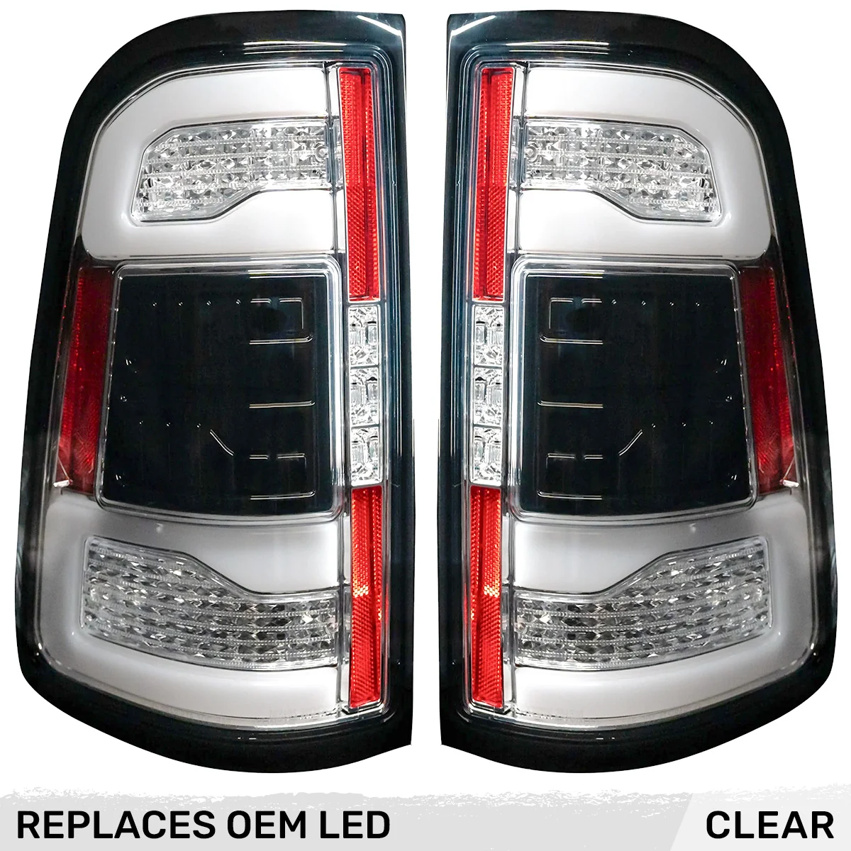 Dodge RAM 2500/3500 19-24 Ultra Bright OLED Tail Lights w/ Scanning Red Turn Signals (Replaces OEM LED Tail Lights Only with BLIS) - Multiple Lens - Image 25
