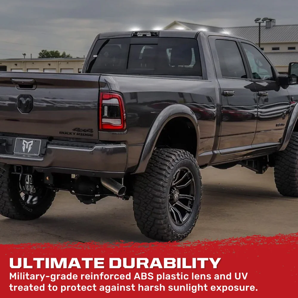 Dodge RAM HD 2500/3500 19-25 5 Piece Cab Roof Light Set 2-Way Front & Rear Facing Ultra High-Power LEDs Multiple Lens & Colors - Image 27