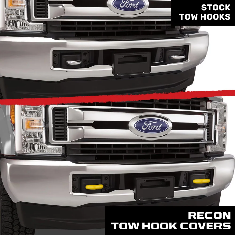 Ford 15-23 F150 & Raptor Tow Hook Covers 2-Piece Set of Silicone Covers Standard & LED Options - Multiple Colors - Image 43