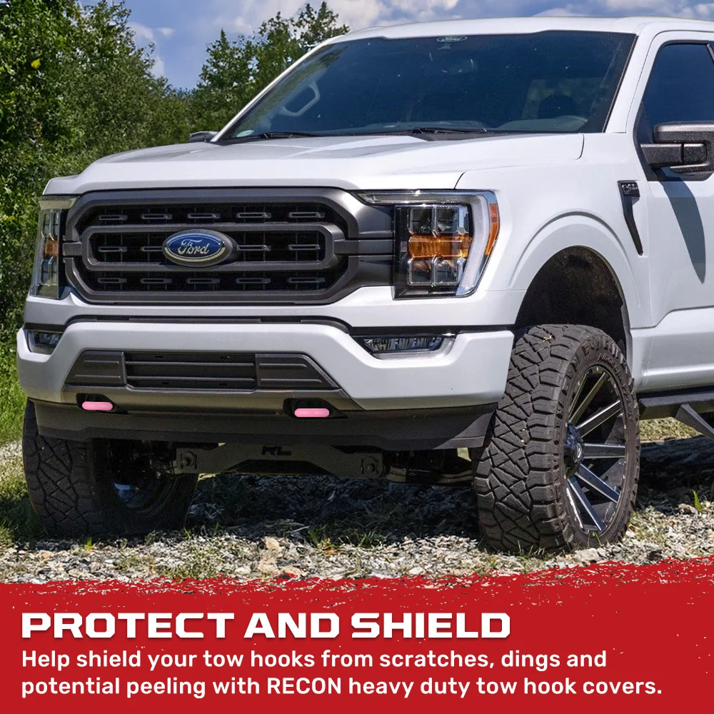 Ford 15-23 F150 & Raptor Tow Hook Covers 2-Piece Set of Silicone Covers Standard & LED Options - Multiple Colors - Image 88
