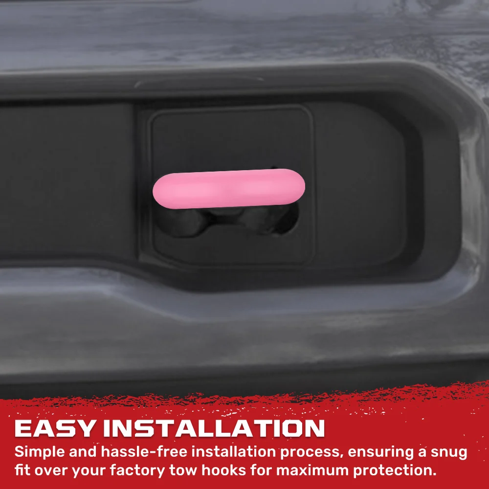 Ford 15-23 F150 & Raptor Tow Hook Covers 2-Piece Set of Silicone Covers Standard & LED Options - Multiple Colors - Image 94