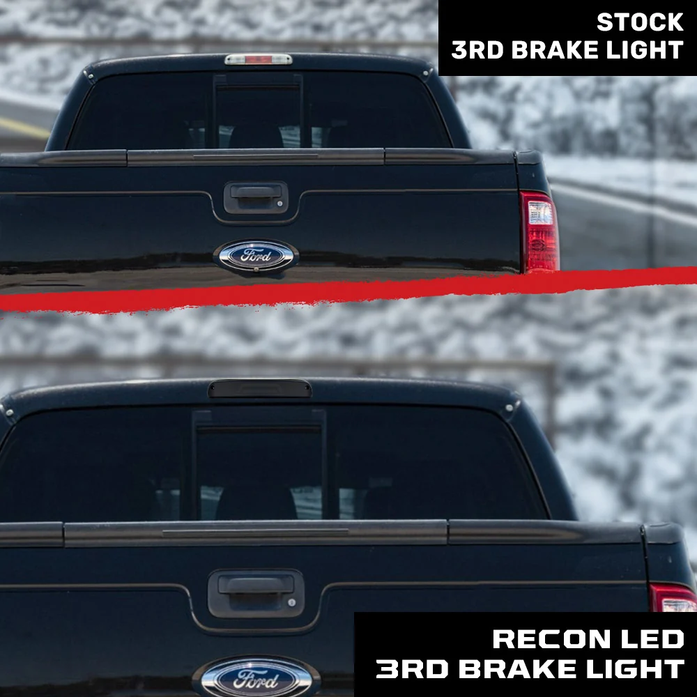 Ford Super Duty 99-16 3rd Brake Light with Ultra High Power Scanning CREE XML LEDs with Smoked Lens - Image 6