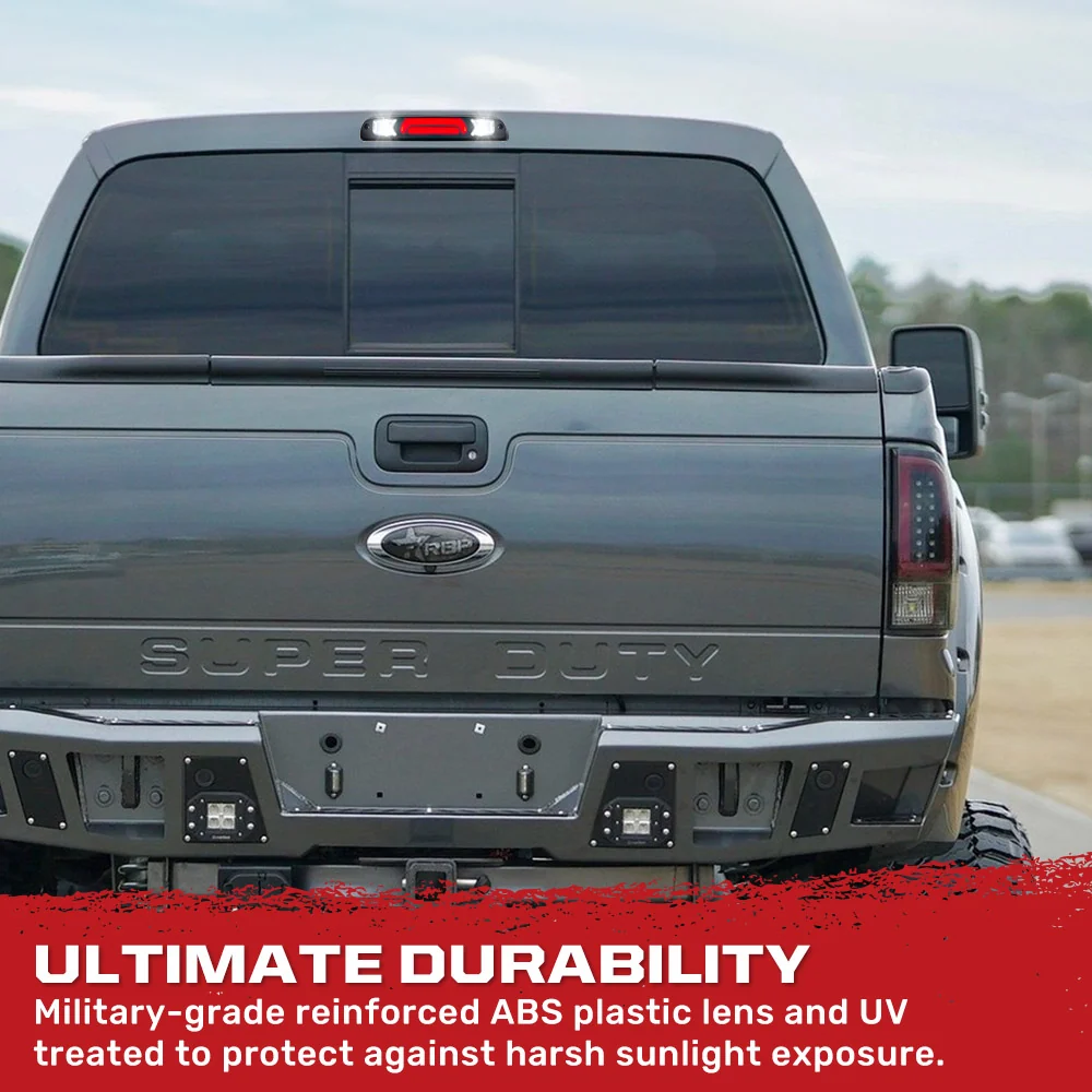 Ford Super Duty 99-16 3rd Brake Light with Ultra High Power Scanning CREE XML LEDs with Smoked Lens - Image 8