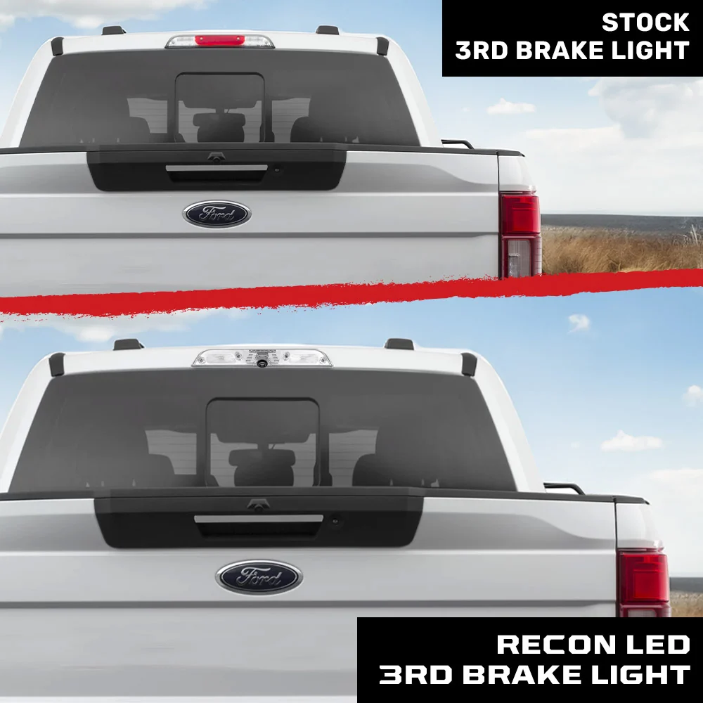 Ford F150 15-24 3rd Brake Light - Fits Models with Cargo Bed Camera - CREE XML LEDs in Clear Lens - Image 3