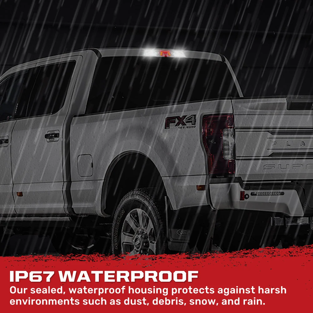 Ford F150 15-24 3rd Brake Light - Fits Models with Cargo Bed Camera - CREE XML LEDs in Clear Lens - Image 5