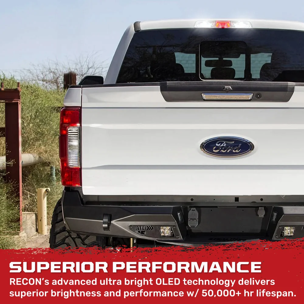 Ford F150 15-24 3rd Brake Light - Fits Models with Cargo Bed Camera - CREE XML LEDs in Clear Lens - Image 7