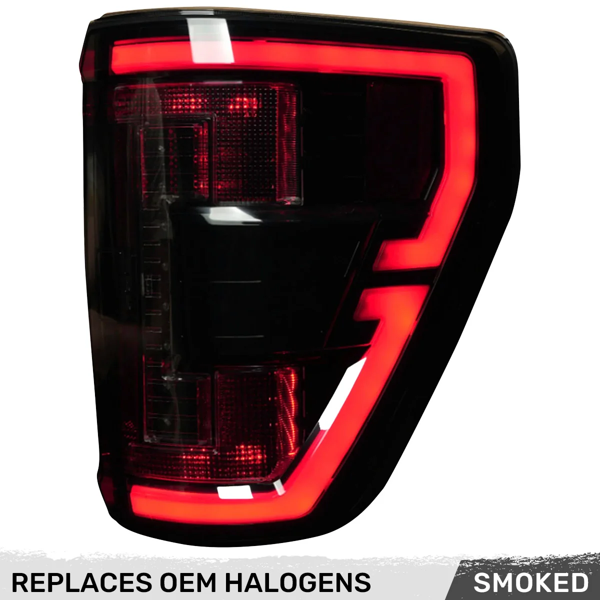 Ford F150 21-23 Ultra Bright OLED Tail Lights w/ Startup Light Sequence (Replaces Factory Halogen Tail Lights w/ BLIS Only) - Multiple Lens - Image 3
