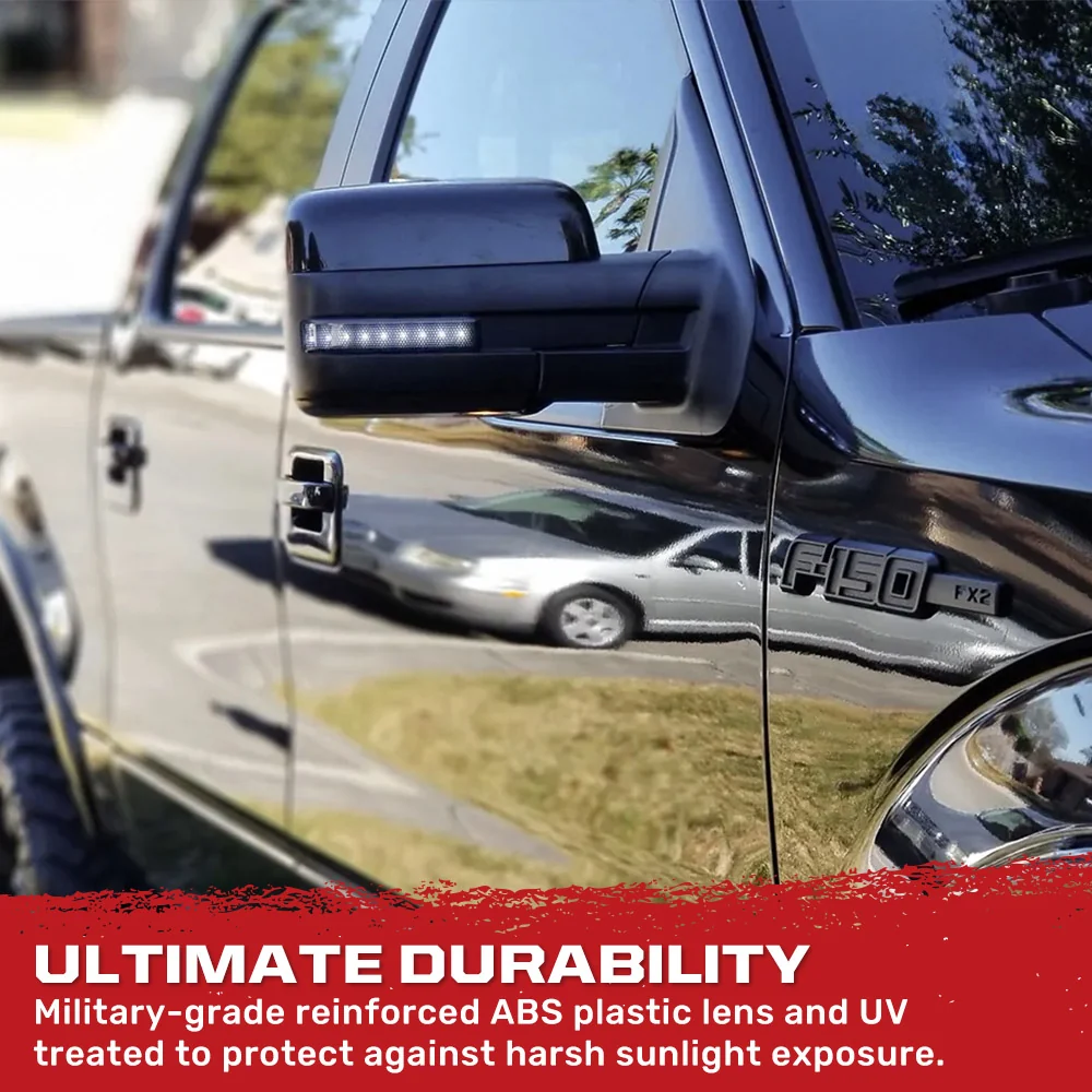 Ford F150 & Raptor 09-14 Side Mirror Lenses Ultra Bright LED Turn Signal Lights - Multiple Options - Image 28