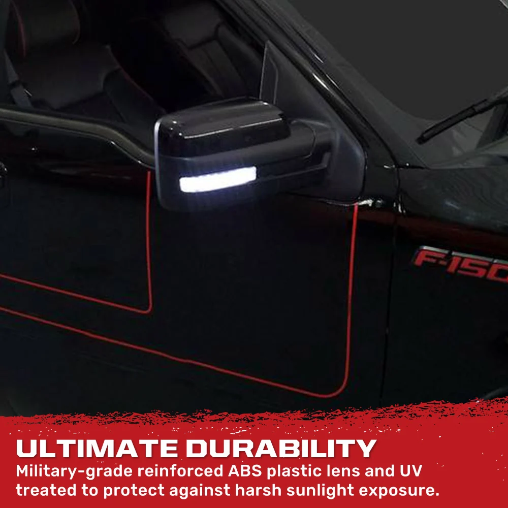 Ford F150 & Raptor 09-14 Side Mirror Lenses Ultra Bright LED Turn Signal Lights - Multiple Options - Image 40