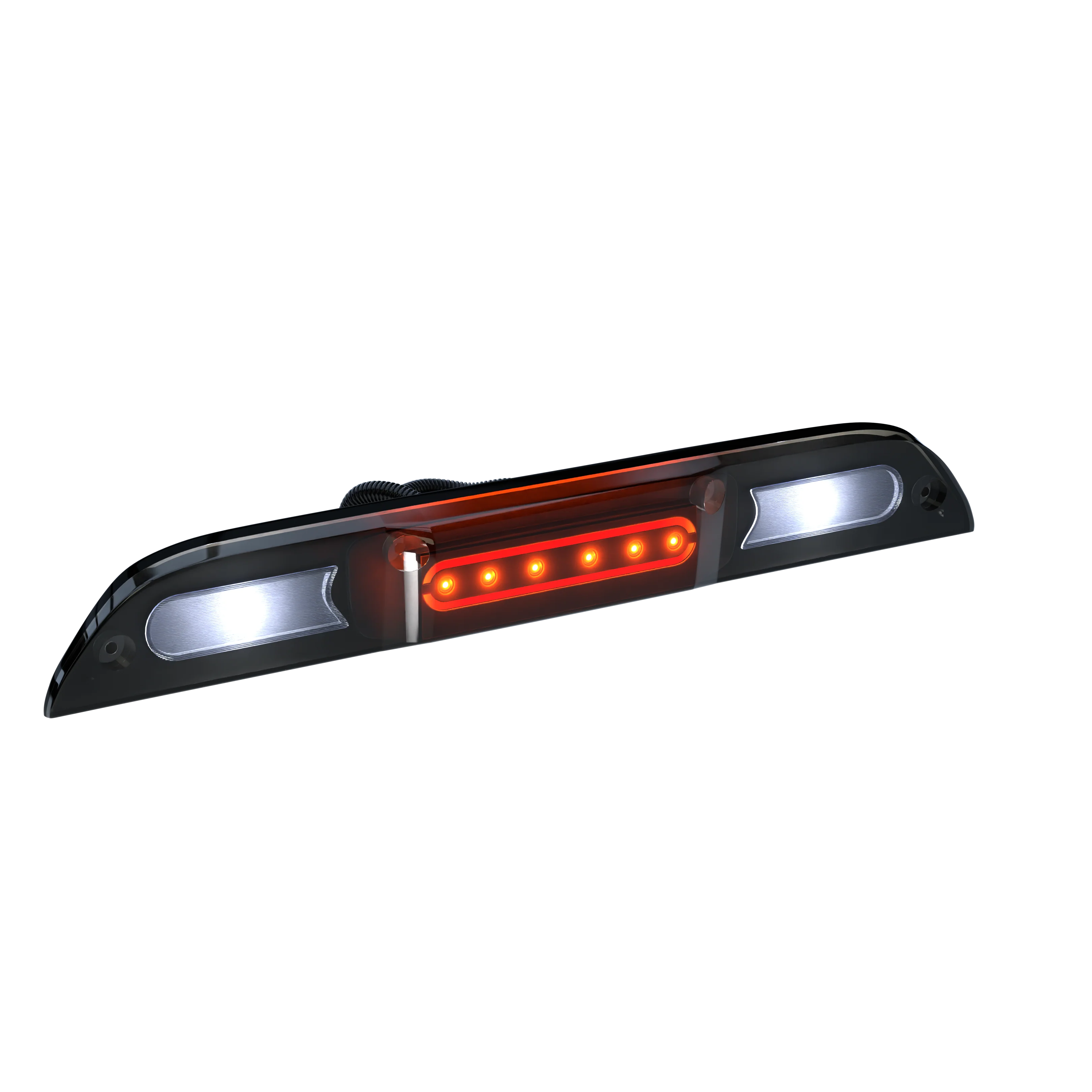 Ford Maverick 21-25 Ultra High Power Red LED 3rd Brake Light Kit w/ CREE XML White LED Cargo Lights (ATTN: DOES NOT FIT Models with Cargo Bed Camera in OEM 3rd Brake Light) - Smoked Lens - Image 8