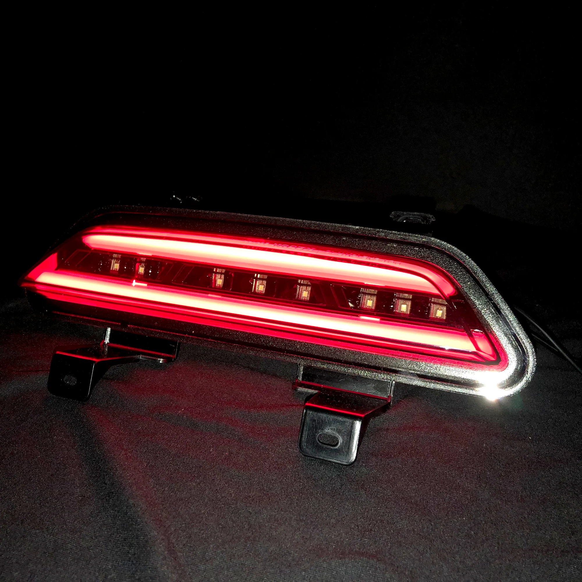 Ford Mustang 15-17 Rear Bumper Center Fender Light Kit LED Smoked - Image 4