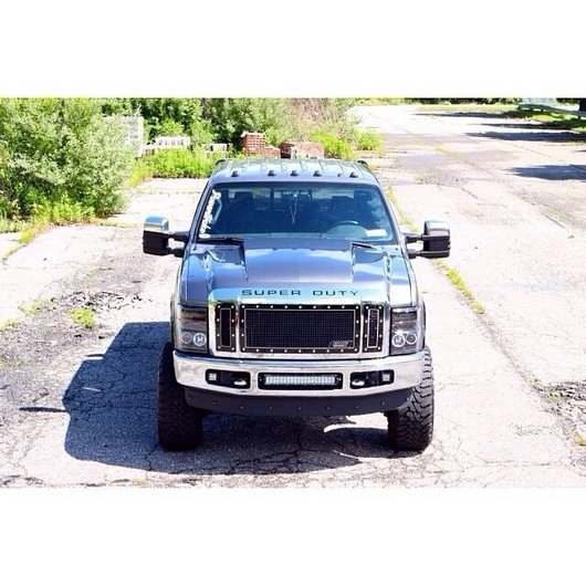 Ford Super Duty 08-10 Projector Headlights CCFL Halos/DRL Smoked/Black - Image 5