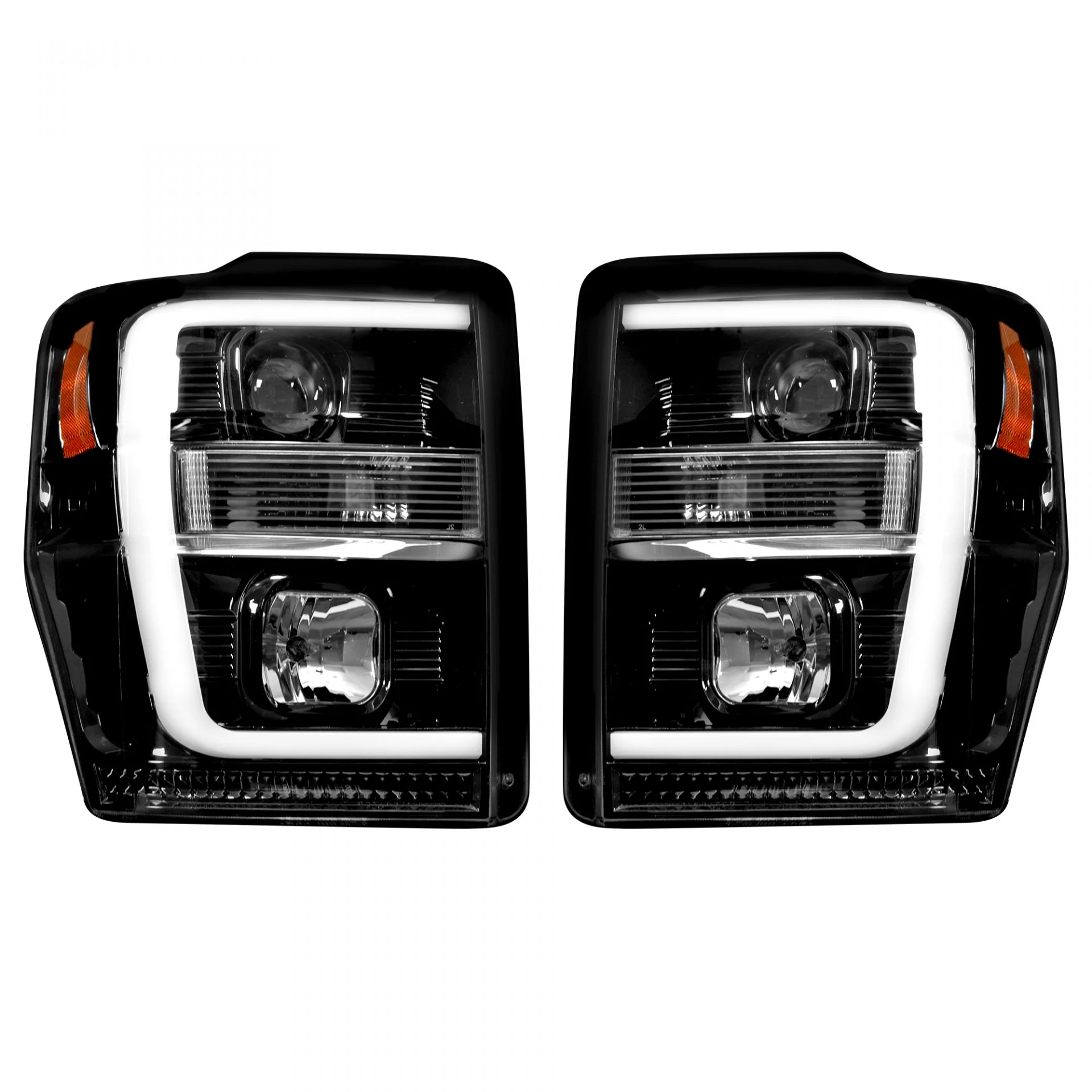 Ford Super Duty 08-10 Projector Headlights OLED Halos DRL - Multiple Styles - Image 3