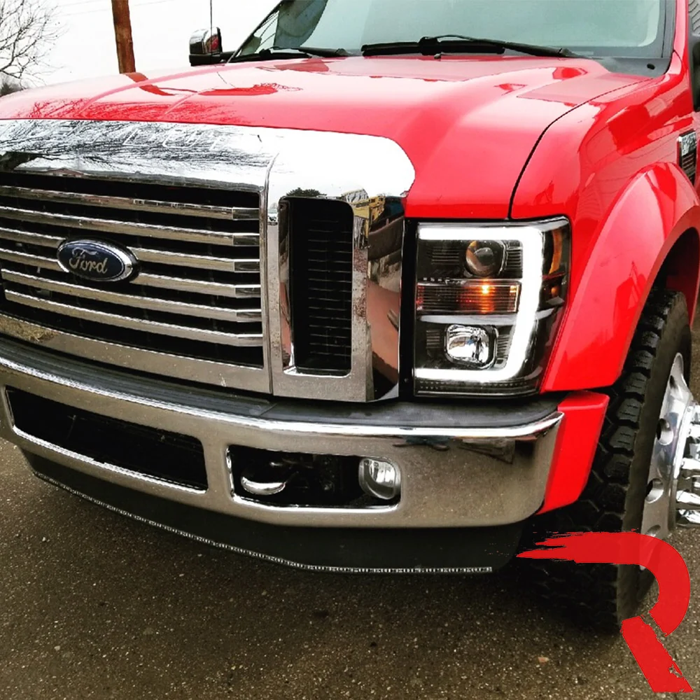 Ford Super Duty 08-10 Projector Headlights OLED Halos DRL - Multiple Styles - Image 9