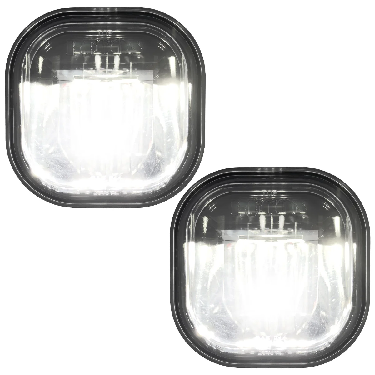 Ford Super Duty 11-16 Ultra Bright White LED Fog Lights 2-Pc Kit (Replaces Factory Fog Lights) - Multiple Lens - Image 4