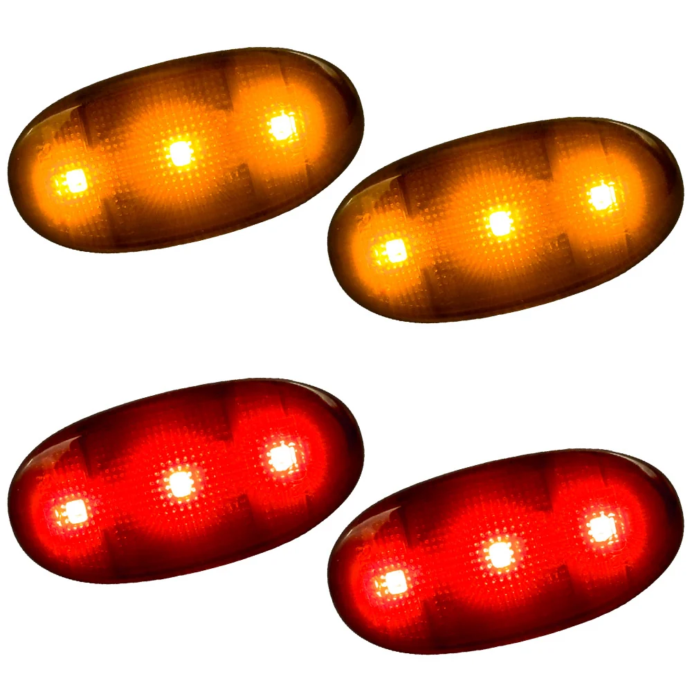 Ford 11-25 Super Duty F-350 & F-450 Fender LED Lights (4-Piece Set) - Multiple Lens & Colors - Image 15