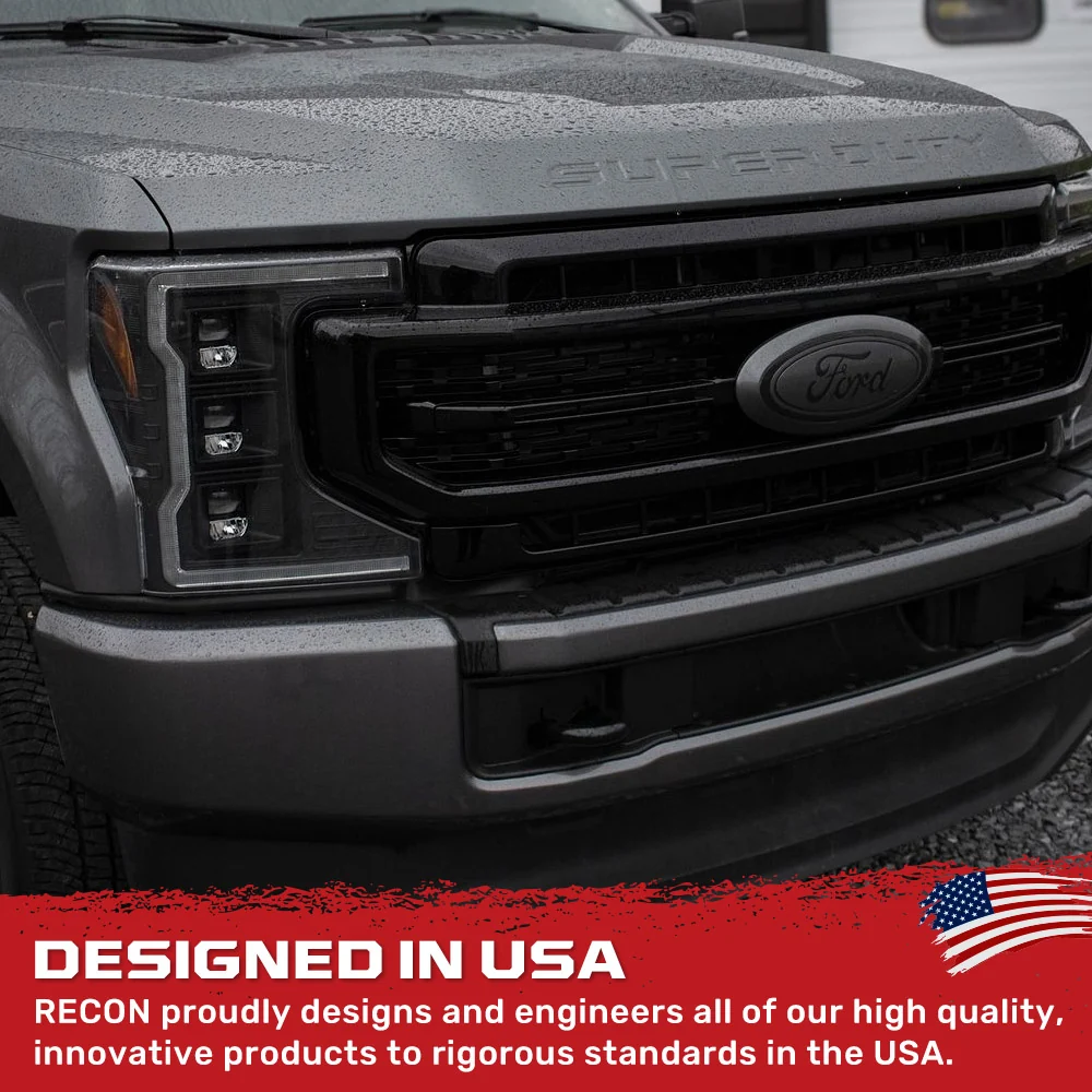 Ford 17-19 Super Duty LED Projector Headlights OLED DRL & Scanning Switchback LED Turn Signals - Multiple Styles - Image 9