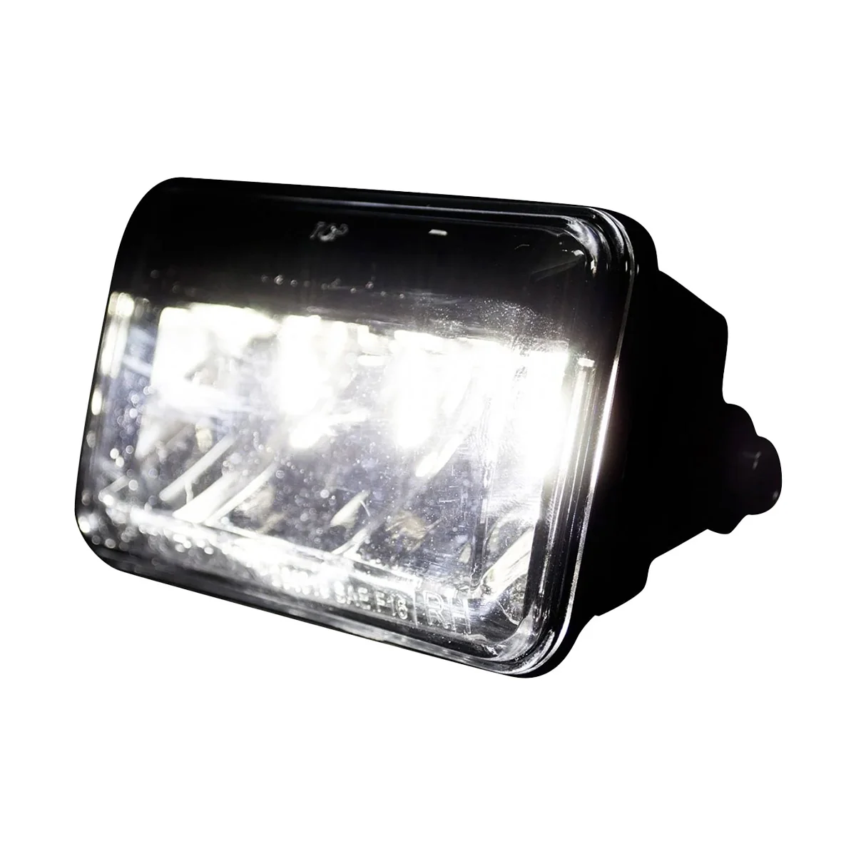 Ford Super Duty 17-21 Ultra Bright White LED Fog Lights (Replaces Factory Fog Lights) - Smoked Black - Image 3