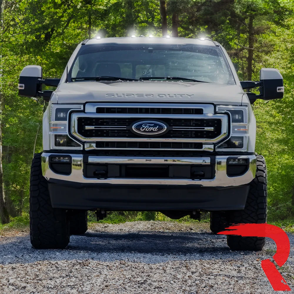 Ford Super Duty 17-22 5-PC Cab Roof Light Set 2-Way Front & Rear Facing Ultra High-Power LEDs (Replaces Factory/OEM Cab Lights Only) - Multiple Options - Image 9