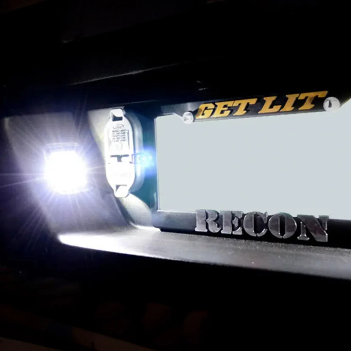 Ford Super Duty 17-25 License Plate Illumination Kit Ultra Bright White LED - Image 3