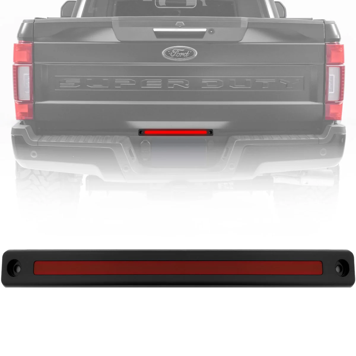 Ford Super Duty 17-25 Mini 15" LED Tailgate Light Bar OLED Red Running Lights - Multiple Options - Image 11