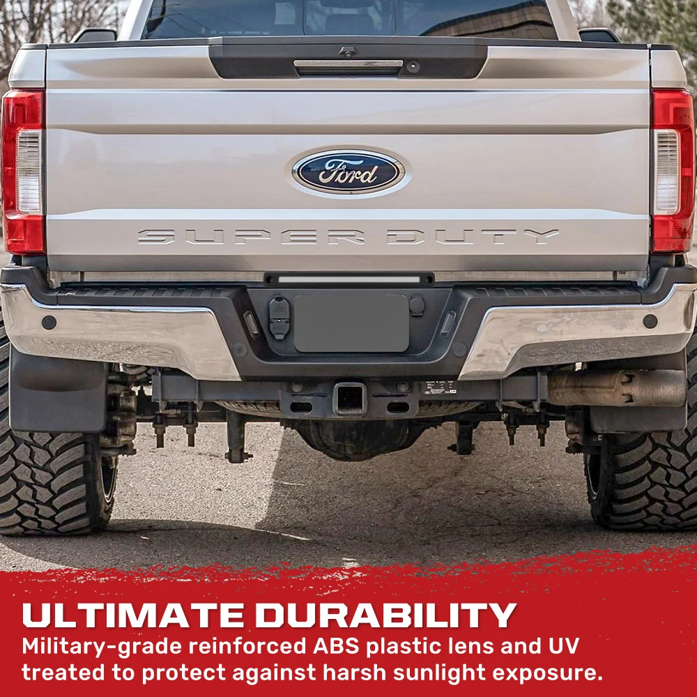 Ford Super Duty 17-25 Mini 15" LED Tailgate Light Bar OLED Red Running Lights - Multiple Options - Image 7