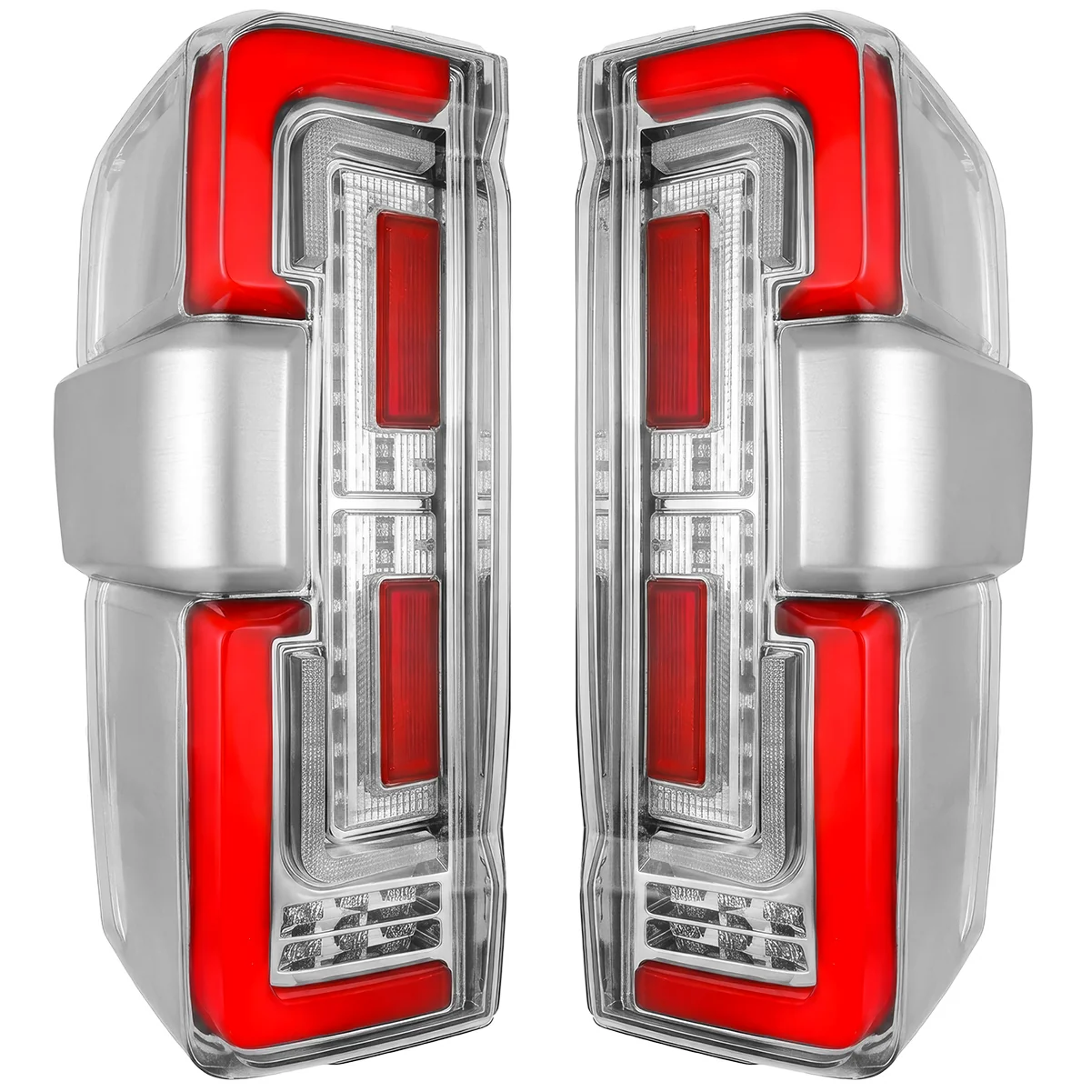 Ford Super Duty 23-25 Ultra Bright OLED Tail Lights Startup Light Sequence (Replaces Factory/OEM Halogen) - Multiple Lens - Image 9